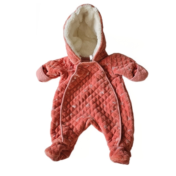 Nordstrom Baby Print Bunting In Pink Desert Dottie Newborn - Picture 1 of 13